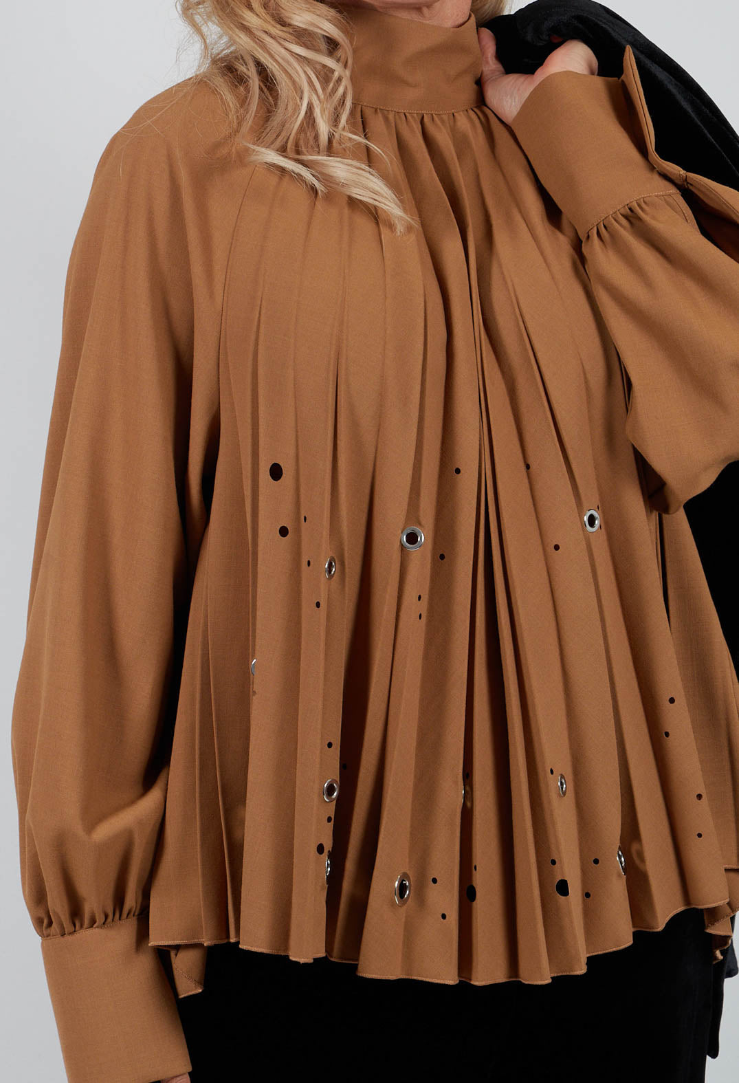 Romolo Blouse in Camel