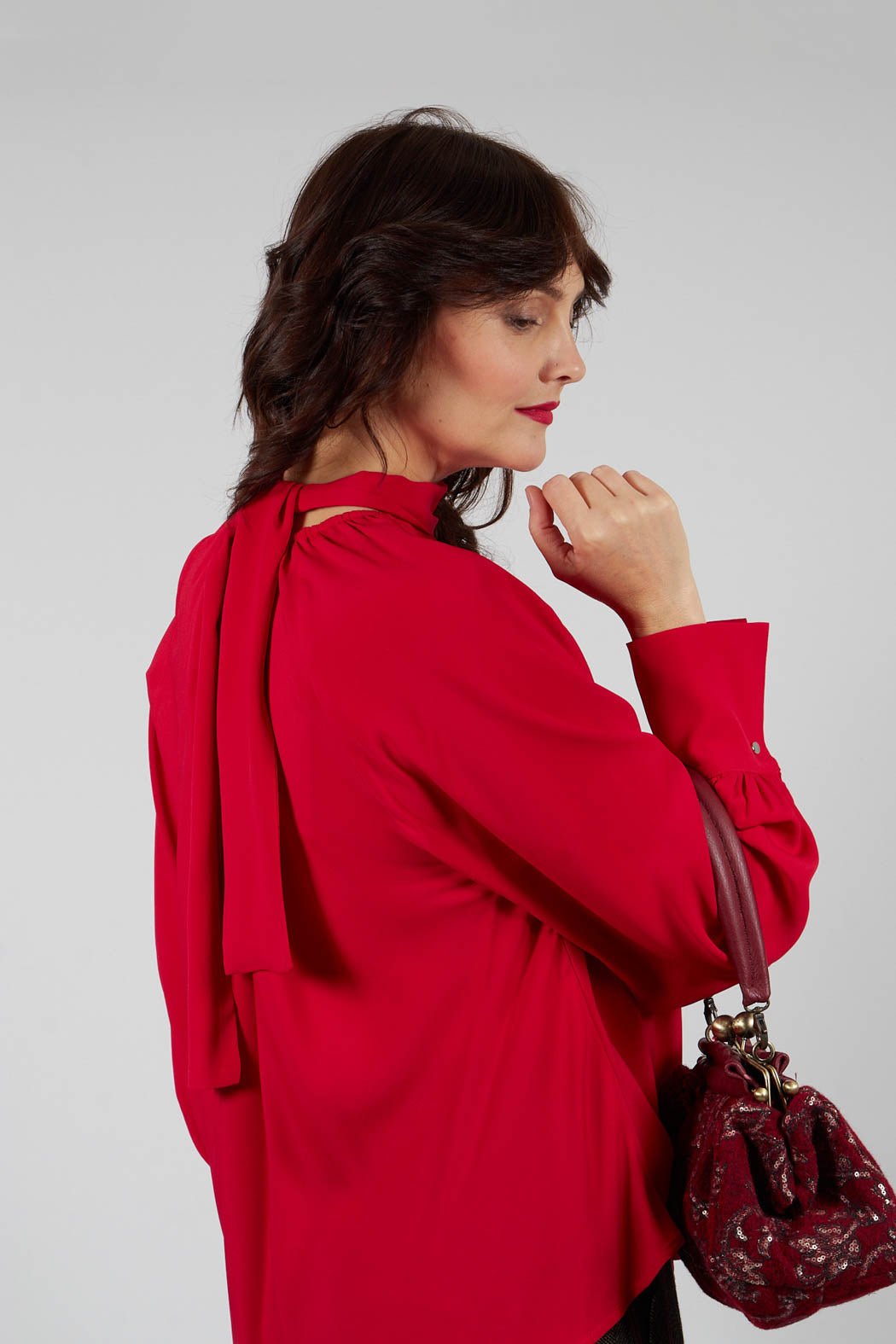 Storre Blouse in Red