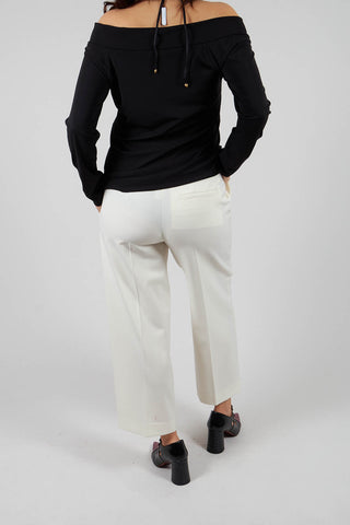 Twill Trousers in Cream