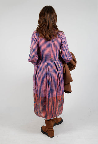 Raven Dress in Pink Gingham