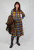 Wool Raven Dress in Yellow Check