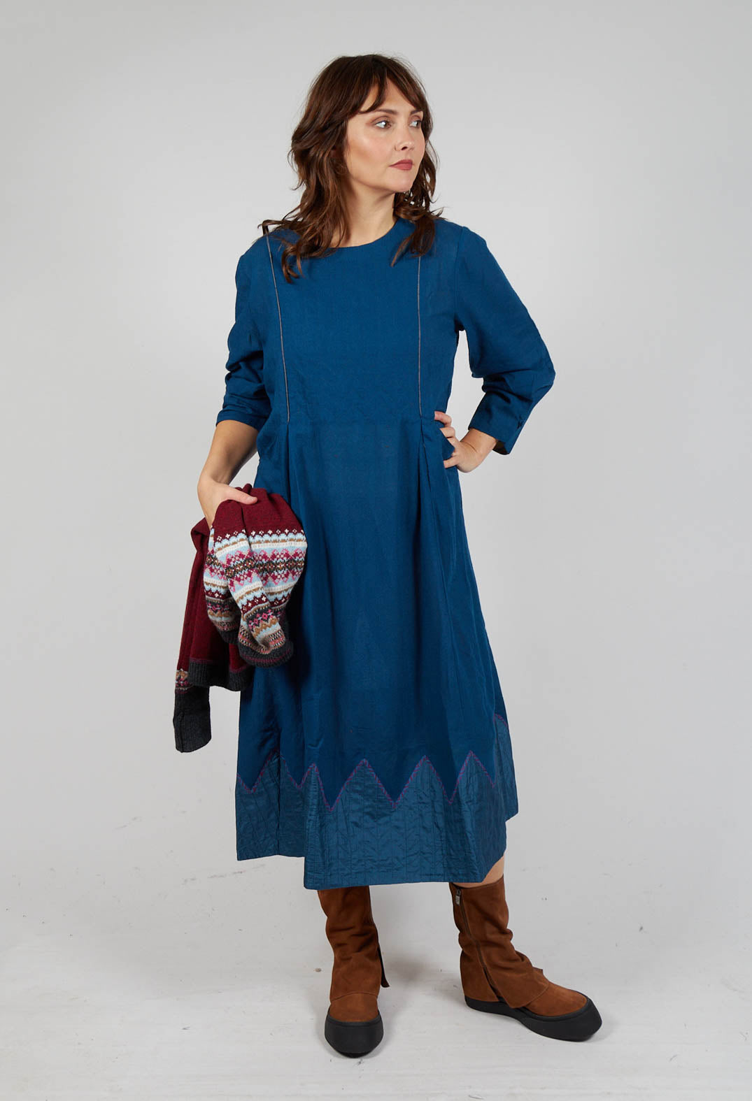 Roma Dress in Navy