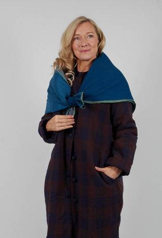 Wool Stole in Blue