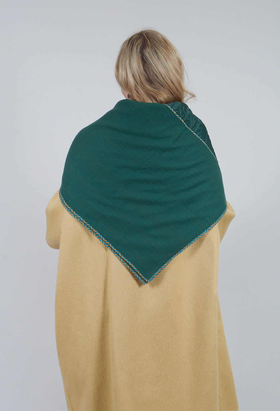 Wool Stole in Green