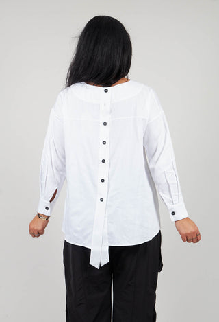 Asymmetric Shirt in White