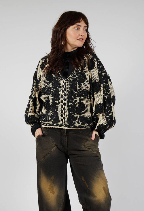 Knitted Dreami Jumper in Black