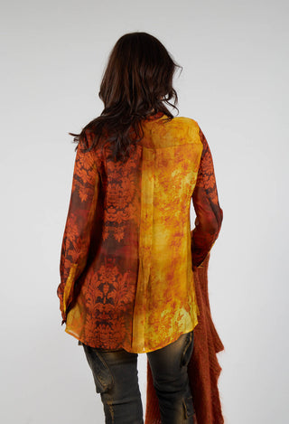 Renaissance Shirt in Stained Orange