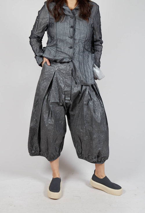 Pleat Front Trousers in Asteroid Brush