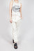 Asymmetric Belt Loop Trouser in Galaxy Paint