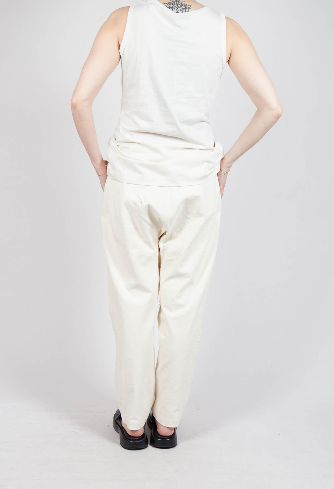 Asymmetric Belt Loop Trouser in Galaxy Paint