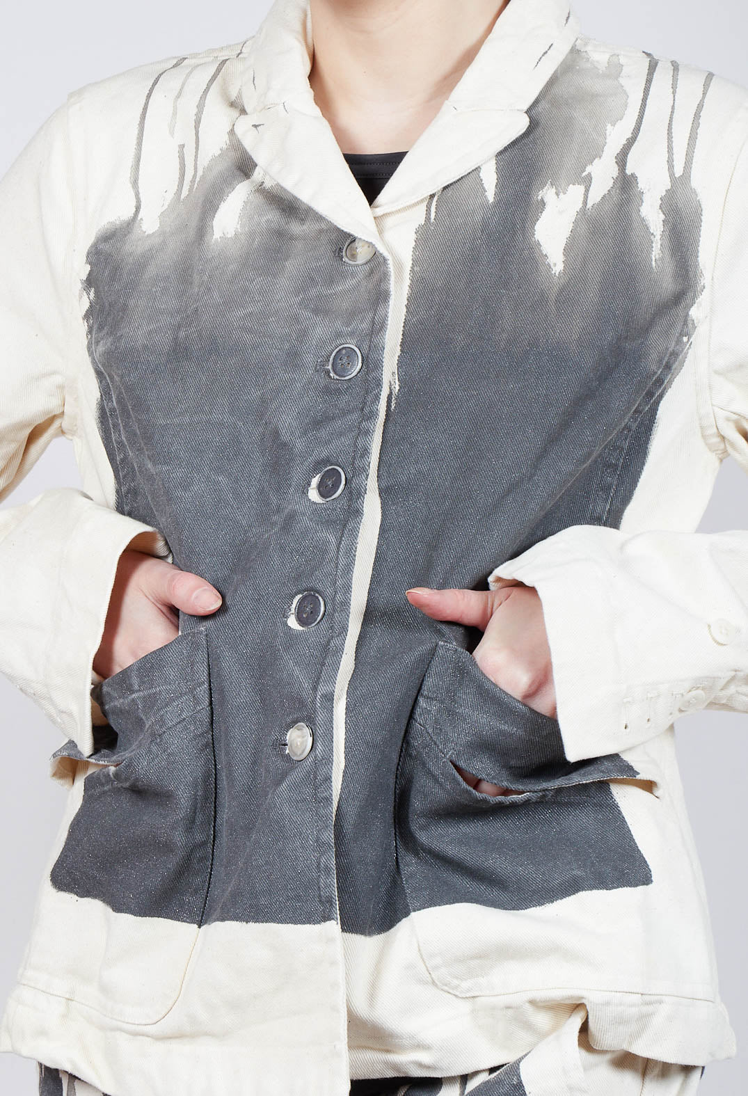 Patch Pocket Jacket in Asteroid Paint