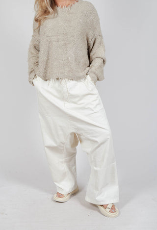 Wide Leg Trousers in Galaxy Paint