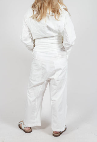 Staright Leg Trouser in Starwhite