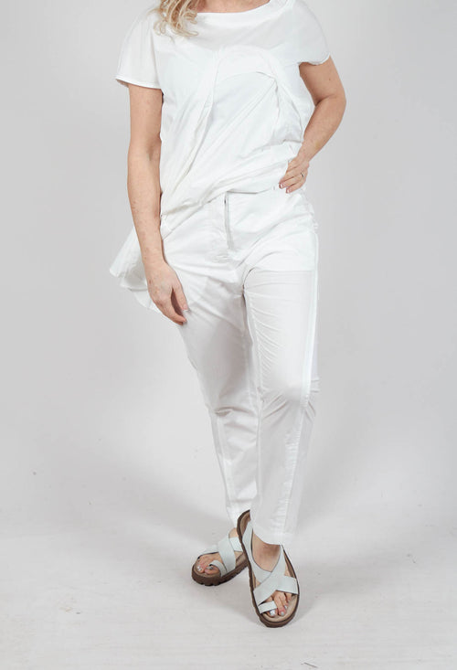 Slimline Trouser in Starwhite