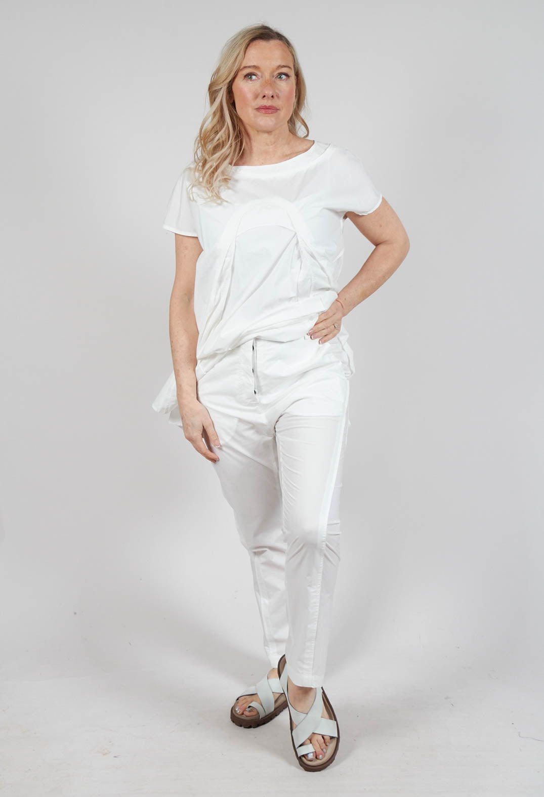 Slimline Trouser in Starwhite