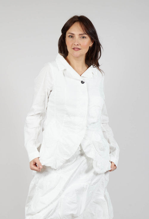 Bubble Jacket in Starwhite