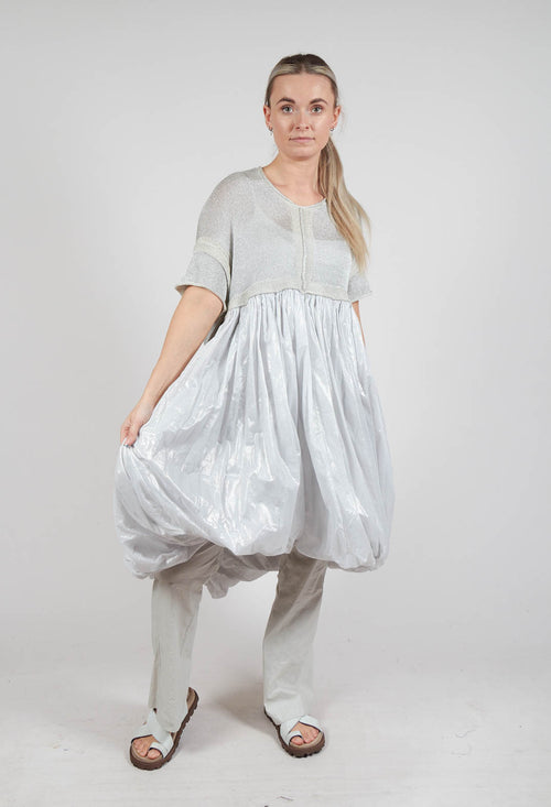 Contrast Skirt Dress in Moon Sparkle