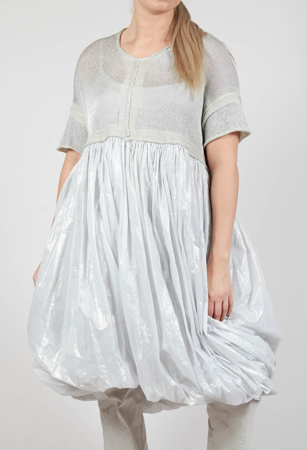 Contrast Skirt Dress in Moon Sparkle