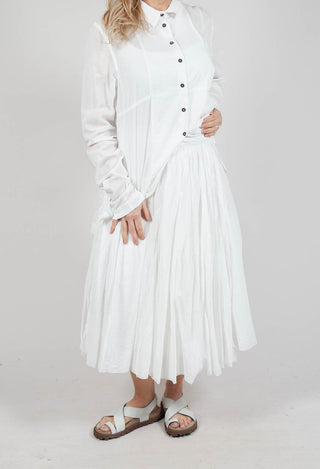 Pleated Skirt in Starwhite