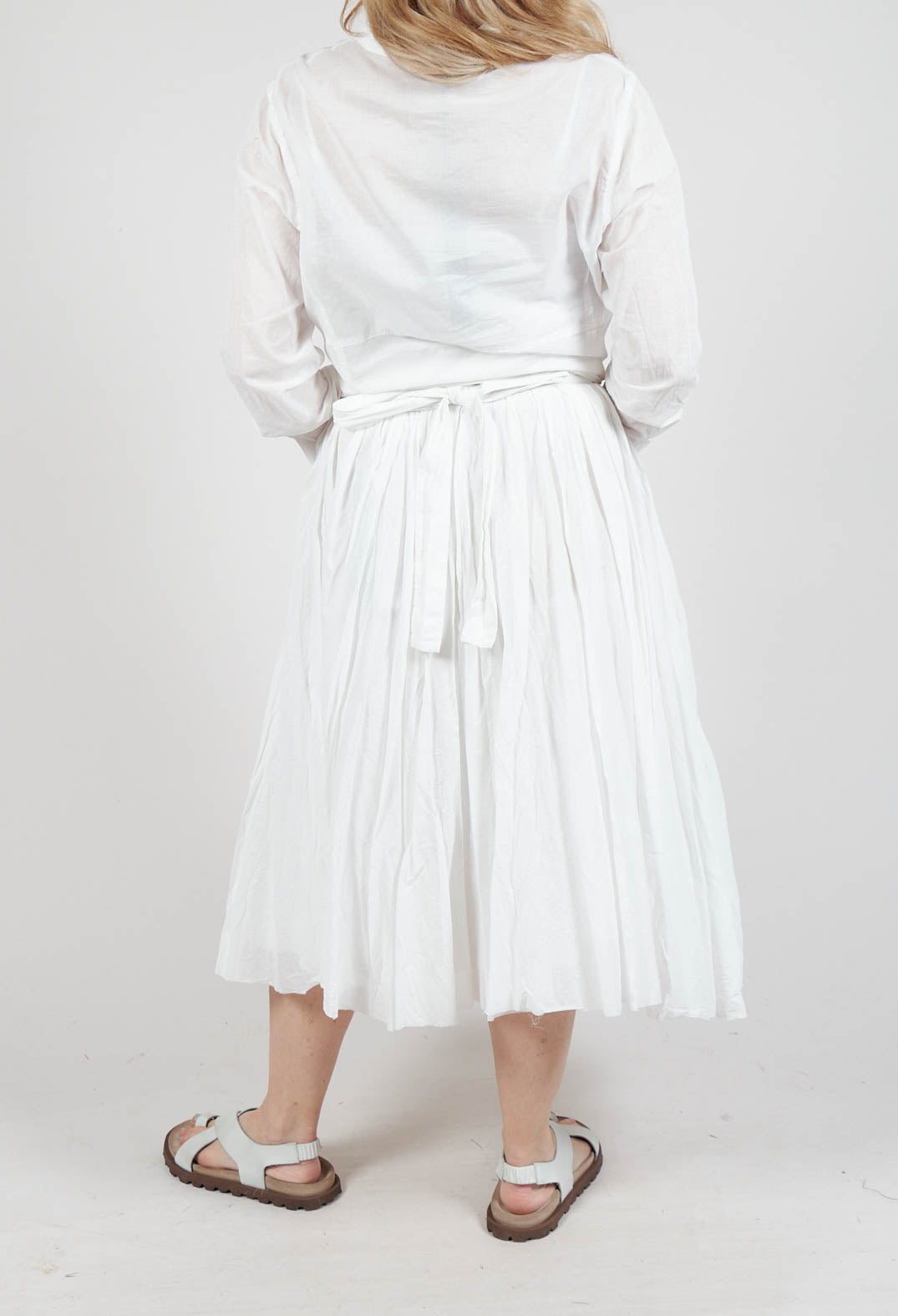 Pleated Skirt in Starwhite