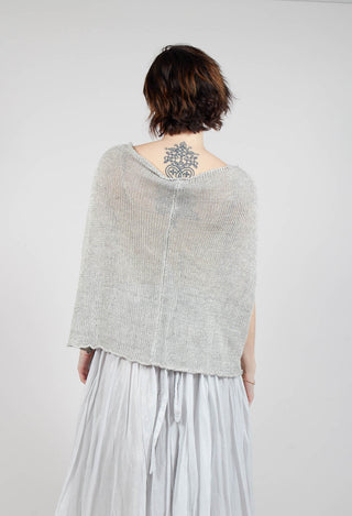 Open Knit Jumper in Moon Mel