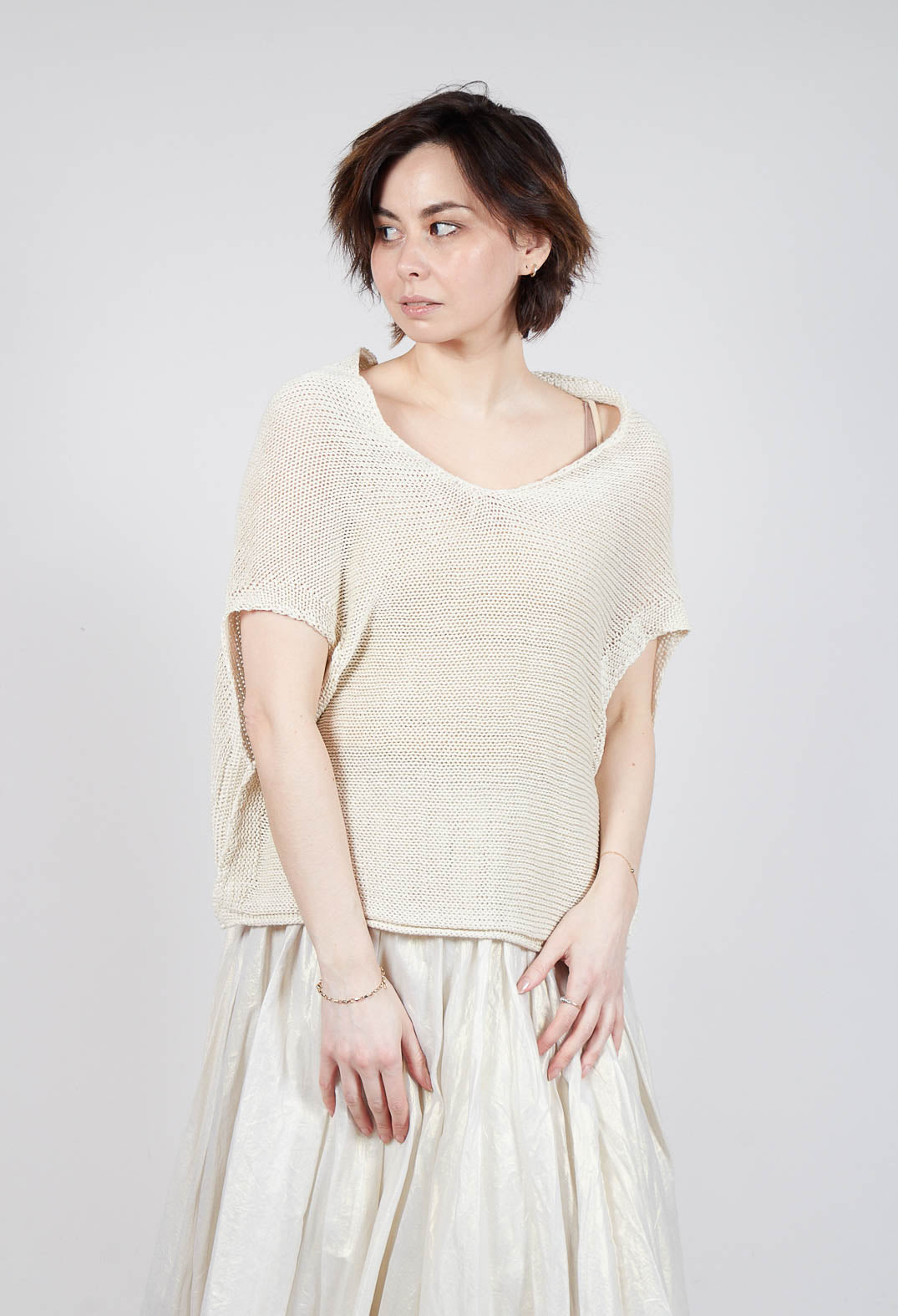 Open Knit Jumper in Galaxy