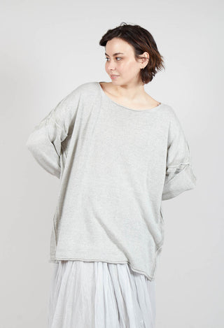 Longline Relaxed Knit in Moon Sparkle