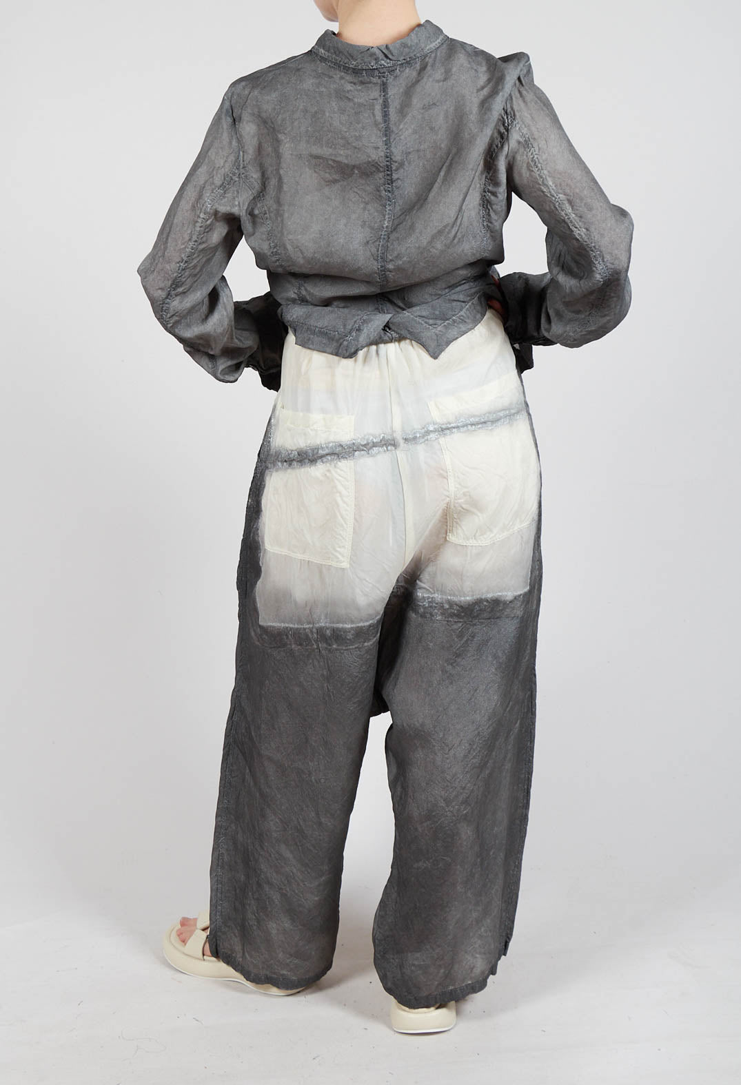 Drawstring Trouser in Asteroid Pigment