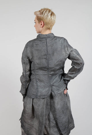 Slim Fit Jacket in Asteroid Pigment