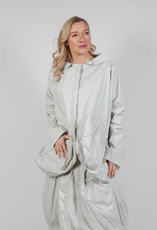 Peplum Hem Jacket in Moon