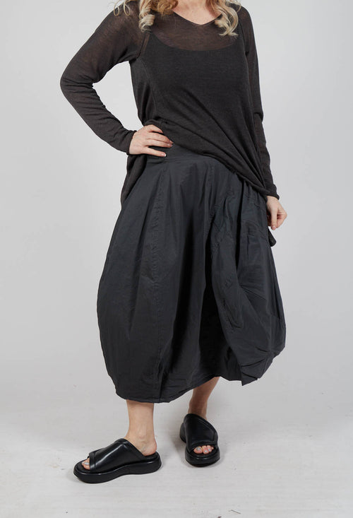 Oversized Pocket Skirt in Asteroid