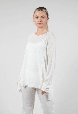 Relaxed Jumper in Starwhite