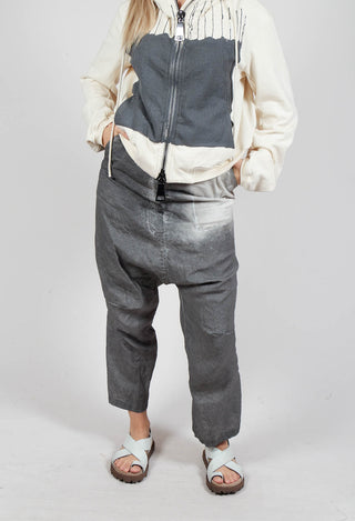 Linen Trousers in Asteroid Pigment