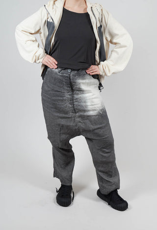 Linen Trousers in Asteroid Pigment