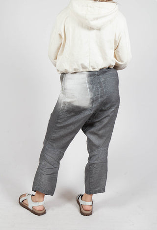 Linen Trousers in Asteroid Pigment