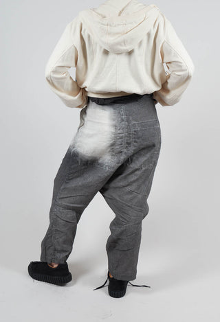 Linen Trousers in Asteroid Pigment