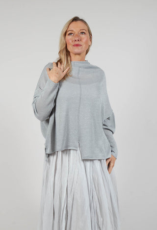 Casual Drop Shoulder Knit in Moon Sparkle