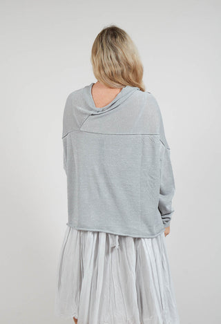 Casual Drop Shoulder Knit in Moon Sparkle