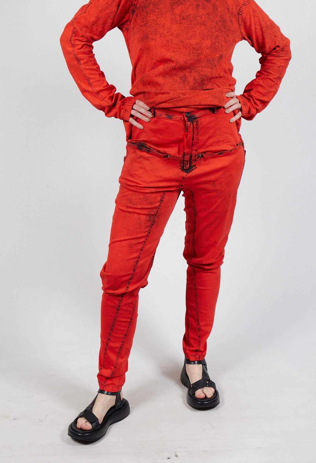 PRE-ORDER - Slim Tapered Jeans in Mandarine Dye (Pictured in Bleachwash)