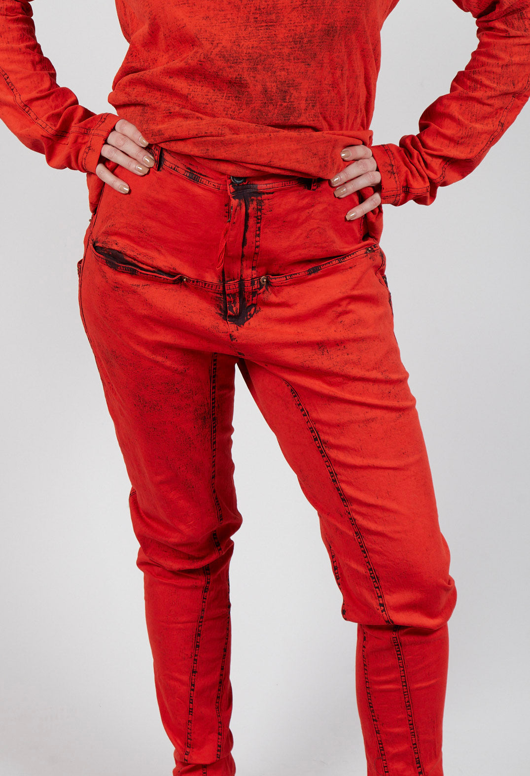 PRE-ORDER - Slim Tapered Jeans in Mandarine Dye (Pictured in Bleachwash)