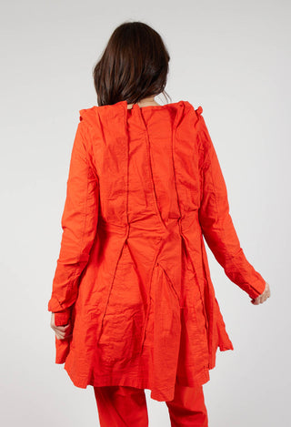 A-Line Structured Jacket in Mandarine