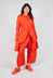 A-Line Structured Coat in Mandarine