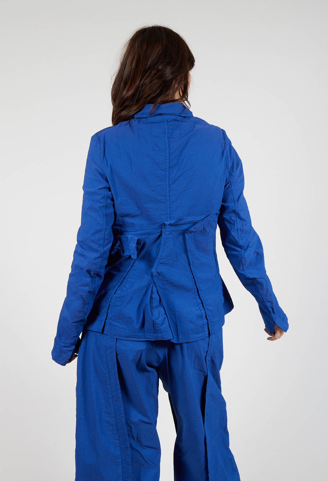 Tailored Half-Zip Jacket in Royal