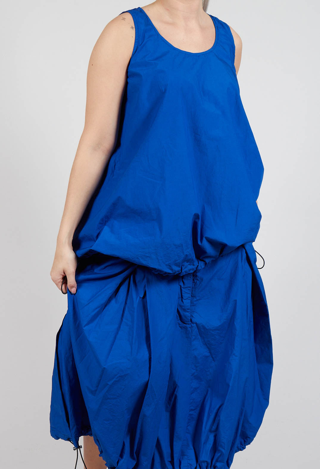 Pull Toggle Hemline Skirt in Royal