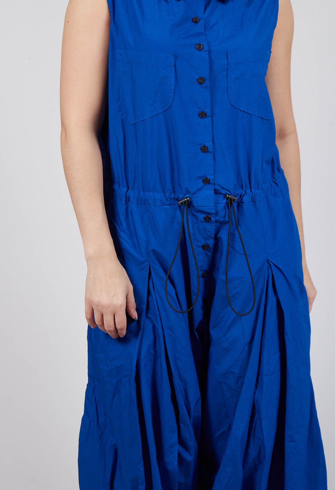 Pull Toggle Jumpsuit in Royal