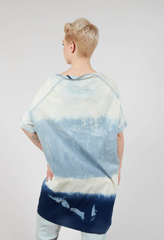 Oversized T-Shirt Dress in Bleachwash