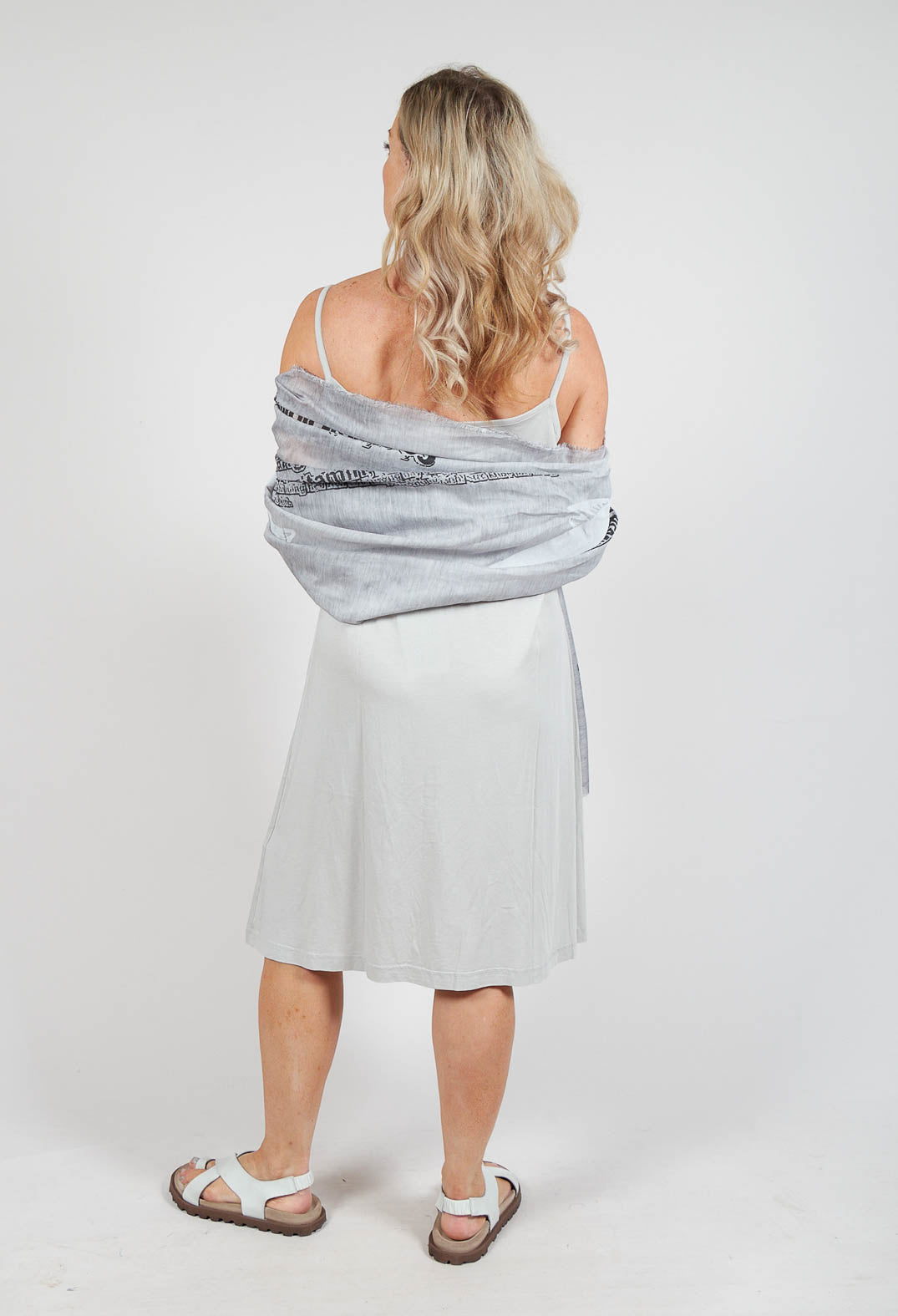 Jersey Slip Dress in Grey