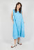 A-Line Sleeveless Dress in Malibu Cloud