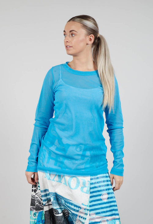 Lightweight Relaxed Fit Top in Malibu