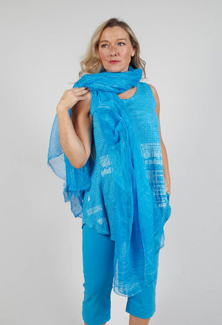 Lightweight Sheer Scarf in Malibu